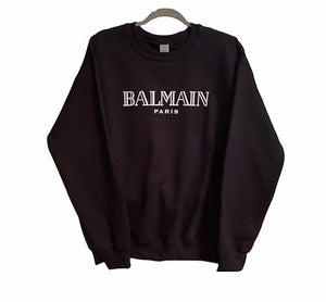 Solid Designer Inspired Balmain Sweatshirt